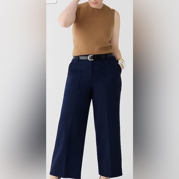 NWT J CREW Petite Linem Blend Sydney Pant 👖 - Picture 2 of 7